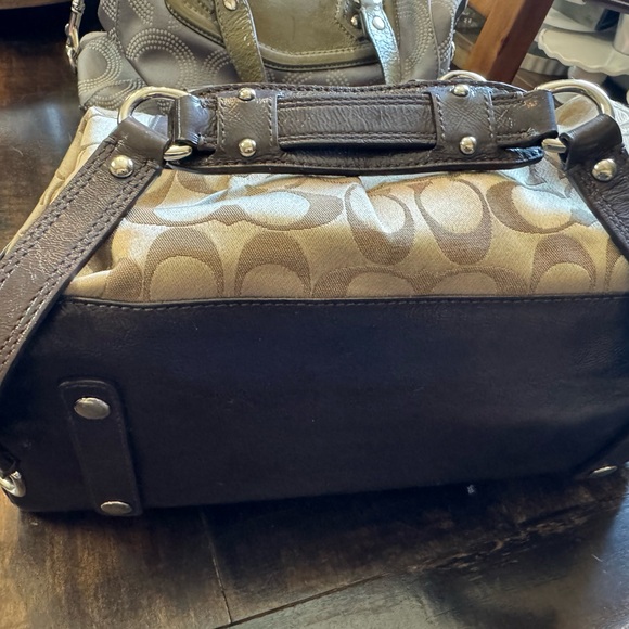 Coach Ashley Signature Satin Satchel Bag - Picture 4 of 7